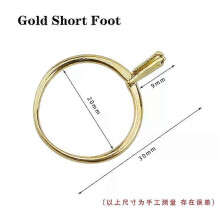 PARK (Gold Short Foot) 1/4pcs Ringe Vier-Klauen Edelstein Klaue Meson Halter Schmuck Werkzeug Ausrüstungen