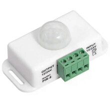 PARK (blanco) DC 12 V 24 V 6 A Sensor de movimiento PIR infrarrojo Interruptor detector Sensor de movimiento