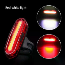 PARK (Ein rot-weißes Licht) Fahrrad-Rücklicht MTB, rotes Licht, Fahrrad-Rücklicht, wärmende Sicherheitslampe,