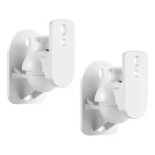 PARK(WHITE)Soporte de pared para altavoz, soporte envolvente, soporte con inclinación ajustable
