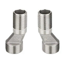 PARK (65 mm) 2 Stück Stahl-Anschlussadapter Stahl-Exzenter-Verbindungsstücke Wand-Wasserhahn-Anschlüsse