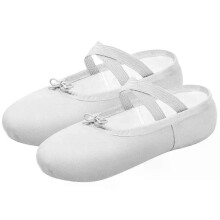 PARK (41) 1 Paar Mädchen Ballettschuhe Canvas Weiche Sohle Ballerina Ballett Tanz Hausschuhe Kinder