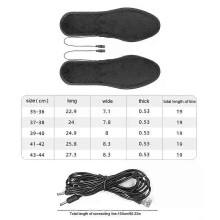 PARK (Spanien) Camping Winter beheizte Einlegesohlen USB-Heizsohlen Schneidbare Fußwärmer Pads Thermo-Schuhsocke