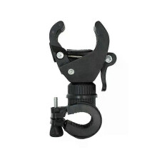 PARK (360-Grad-Drehung) 90/360 rotierender Taschenlampenclip für Fahrradlenker, LED-Taschenlampe, Halterung