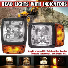 PARK (nero sinistro) 24V Escavatore JCB Fari anteriori a LED Indicatore di direzione Luce di lavoro