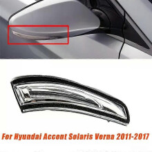 PARK (Wie Links Gezeigt) Spiegel Dynamische LED Blinker Licht Für Hyundai Accent Solaris Verna 2011-2017