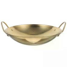 PARK (Golden)Grillplatte, kleine Kochtöpfe, Werkzeug, japanisches Essen, Edelstahlpfannen für Haushaltsgeschirr