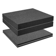 PARK (musta A) 4 kpl Pick Apart Foam Insert Pluck Pre Square Sheet Foam pohjalla käytettäväksi lautapelilaatikossa