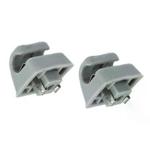 PARK (Grau) 2 STÜCKE Sonnenblende Clip Halter Befestigungen Für Mercedes W201 W123 W124 W126 W140 W201