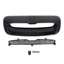 PARK (glänzend schwarz) Auto Front Air Intake Vent Scoop Bonnet Air Vents Motorhaube Auto Front Motorhaube