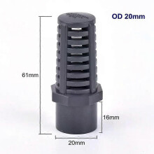 PARK (OD 20 mm) 1 Stück UPVC Aquarium Wasserpumpe Filter Joint Aquarium Wassereinlass Sieb PVC Rohr