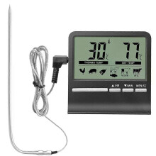 PARK(a)Kitchen Digitales Kochthermometer, Fleisch- und Lebensmitteltemperaturtester für Ofen, Grill,