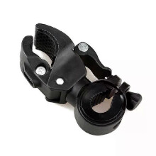 PARK (90-Grad-Drehung) 90/360 drehbarer Taschenlampenclip für Fahrradlenker, LED-Taschenlampe, Halterung