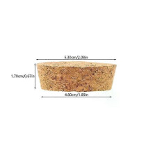 PARQUE (5,3 x 4,8 x 1,6 cm) Ipetboom Tapón cónico para bomba de vacío de madera Danimals Bombas de vacío