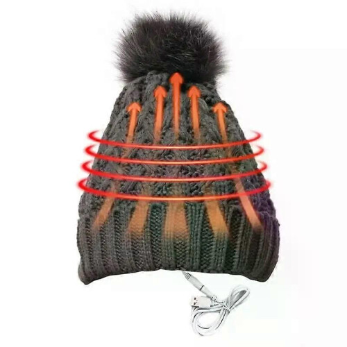 PARK (REPÚBLICA CHECA) Gorro calefactable con transferencia de calor eficiente para mujer, gorro de 1