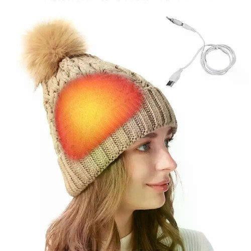 PARK (REPÚBLICA CHECA) Gorro calefactable con transferencia de calor eficiente para mujer, gorro de