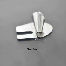 PARK (2–9 mm) 3–10 mm Edelstahl-Nähfuß mit Rollen, langlebiger Nähmaschinen-Nähfuß, DIY-Handwerk