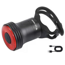 PARK(Saddle)WEST BIKING Luz trasera de freno inteligente para bicicleta LED 400 mAh Luz de seguridad