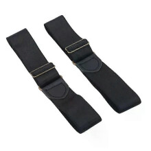 PARK (Schwarz) Ein Paar elastische Armmanschetten für Hemdärmel, Damen und Herren, modisch, verstellbare