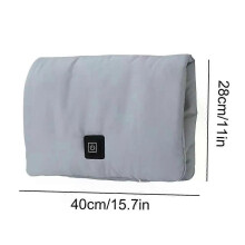 PARK(GRAY) Scaldamani elettrico con termostato intelligente USB e grafene, borsa riscaldante multifunzionale