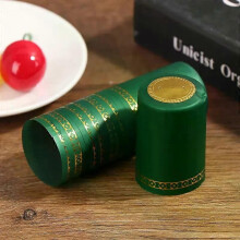 PARK(B-GN)100 piezas Tapa de sellado con película termorretráctil para botellas de vino Tapa termorretráctil