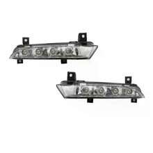 Luz antiniebla LED DRL para coche PARK (negra transparente) para Skoda Octavia RS 2009-2013, luz de