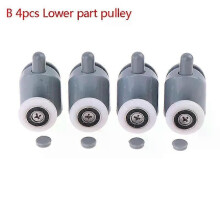 PARK(-B) 4 stücke Neue Dusche Zimmer Kabinen Pulley Dusche Zimmer Roller Läufer Räder Riemenscheiben