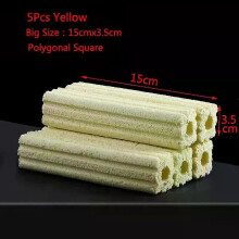 PARK (Große gelbe 5 pCS) 5 Stücke Aquarium Filter Nano Biochemischen Haus Medien Nitrifizierende Bakterien