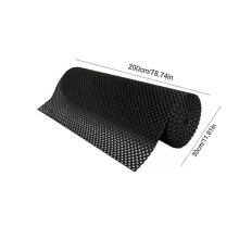 PARK (Schwarz) Rutschfeste Bodenmatte für Hartholzböden, unter Teppichmatte, Schubladenregal und Schrankeinlage,