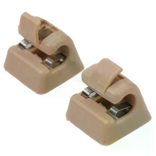 PARK (Beige) 2 STÜCKE Sonnenblende Clip Halter Befestigungen Für Mercedes W201 W123 W124 W126 W140 W201