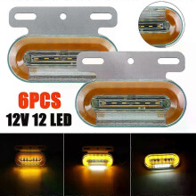 PARK (2 Stück) 1/2 Stück 12 V 12 LED Seitenmarkierungsleuchten Auto Außenleuchten Signalanzeigelampen