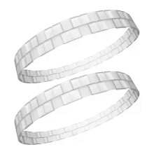 PARK (Blanco) 2 piezas de fundas para neumáticos para Xiaomi Mijia 1S, 2S, T4 y 1C, para Roborock S50,