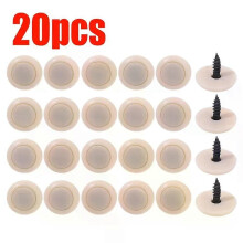 PARK (Beige) 20 piezas de hebillas para techo de coche, kit de tornillos de fijación para tela de techo,