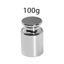PARK (100 g, 1 Stück) Präzises Kalibrierungsset, Gewichte aus Edelstahl, verchromte Waage, Gewichtsset