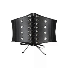 PARK (schwarz) Mode Breite Korsett Gürtel Für Frauen Taille Plus Größe Gürtel Weibliche Kleid Bund Big