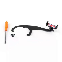 PARK (Rote Flagge) für Mini Cooper R55 R56 Rotation Autotelefonhalter Cradle R56 Halter Ständer Fließheck