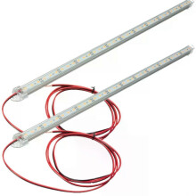 PARK (2 piezas) 1/2 piezas 50 cm 12 V LED 5630 SMD Barras de luz LED para interior de coche Lámpara
