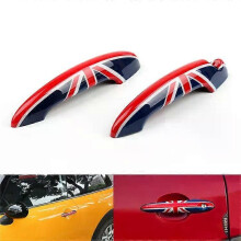 PARK (A) Türgriffabdeckung mit Union Jack-Flagge, kariert, für Mini Cooper R50 R52 R53 R55, Zubehör
