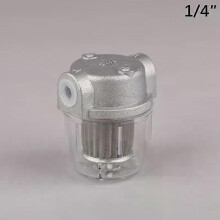 PARK (A1) Ölfilter für Ölbrenner, transparent, PC-Becher, 1/4 3/8, kleiner Dieselkraftstofffilter für