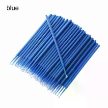 PARK (blu) 100 pezzi Pennelli per vernice Penna per ritocchi di vernice Monouso Odontoiatria Punta piccola