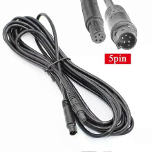PARK (5 pin) 1x 4/5 pin maschio a femmina 25 m cavo di prolunga video per telecamera di parcheggio per