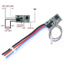 PARK (AS pic) 433 Mhz 1CH RF Relais Empfänger Universal Wireless Fernbedienung Schalter Micro Modul