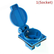 PARK (Steckdose) Industrielle wasserdichte Steckdose EU-Steckdose Kupferkontaktkörper 220 V 16 A Benzingenerator