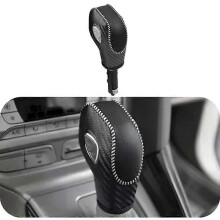PARK (weiß) Auto PU Carbon Look Schaltknauf Abdeckung für Ford EcoSport Escape / Fusion /C-Max Energi