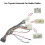 PARK (Cross-Interface-Typ) Autoradio 20-poliger Kabelbaum-Anschlussadapter 1/2DIN Android-Stromkabel 1