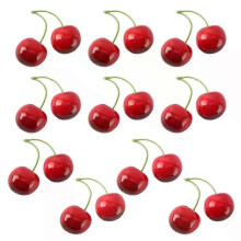 PARK(Red) 10 paria keinotekoisia kirsikoita simulaatioita kirsikoita vääriä kirsikkakoristeita vääriä