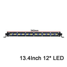 PARK (12 cuentas de lámpara LED) 20/13/8 Barra de luz de trabajo LED delgada de haz puntual 6D de aluminio