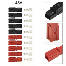 PARK (45A) 5 Paar Rot und Schwarz 15/45 Amp 600 V für Anderson Stecker Marine Power Anschlüsse Terminal