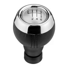 PARK (Silber) 6-Gang-Schaltknauf für manuelles Auto für Mini für Cooper R55 R56 R57 R58 für Paceman