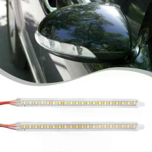 PARK (14CM) EIN Paar Auto Rückspiegel Indikatoren Lampen DRL Streamer Band LED Fließende Blinker Lampe